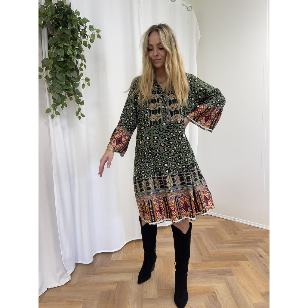 MARTA DU CHATEAU Marta Du Chateau dame kjole 1240 Dress Kaki