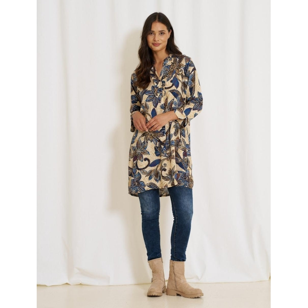 MARTA DU CHATEAU Marta Du Chateau dame kjole 2604B Dress Blue116