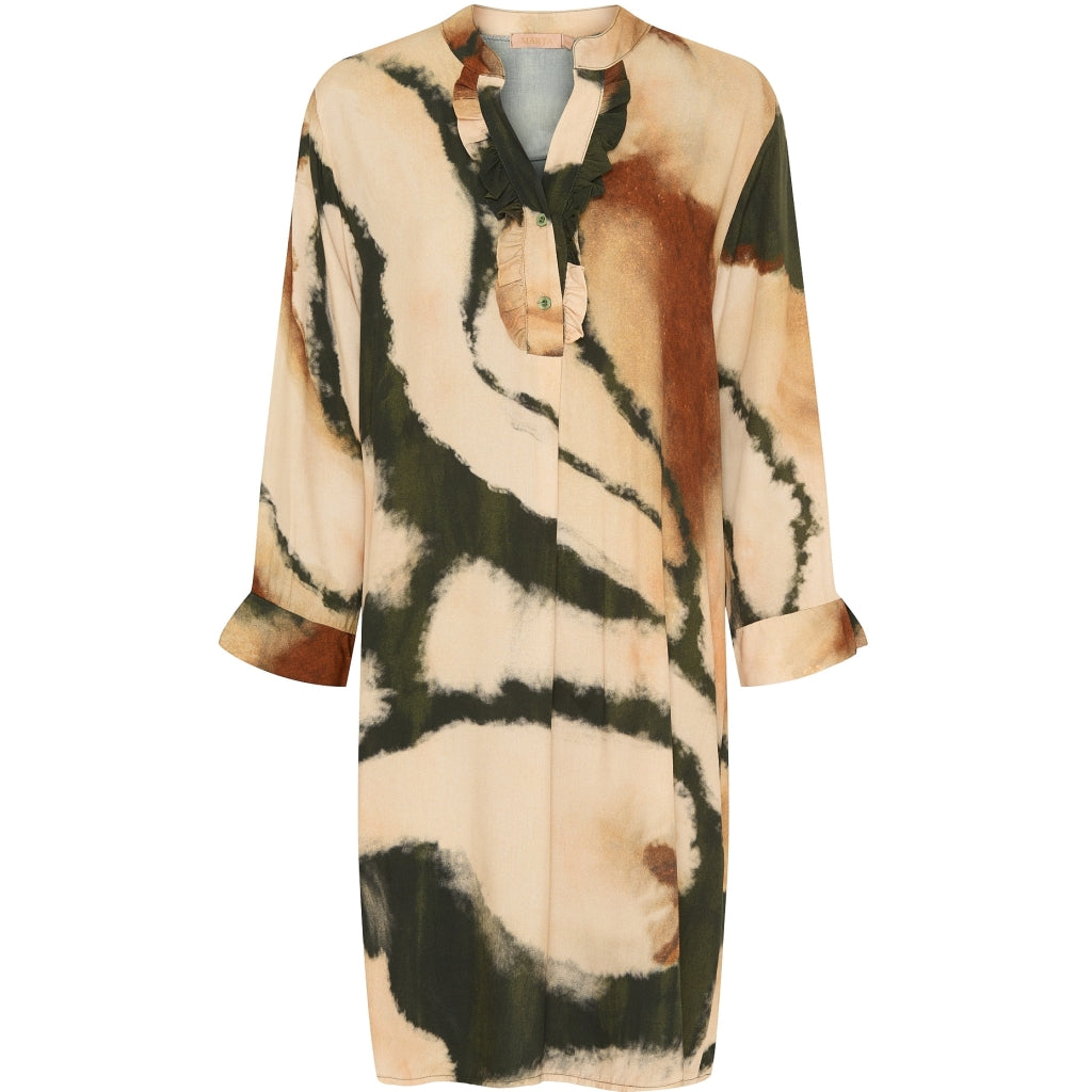 MARTA DU CHATEAU Marta Du Chateau dame kjole 2604B Dress Kaki3477