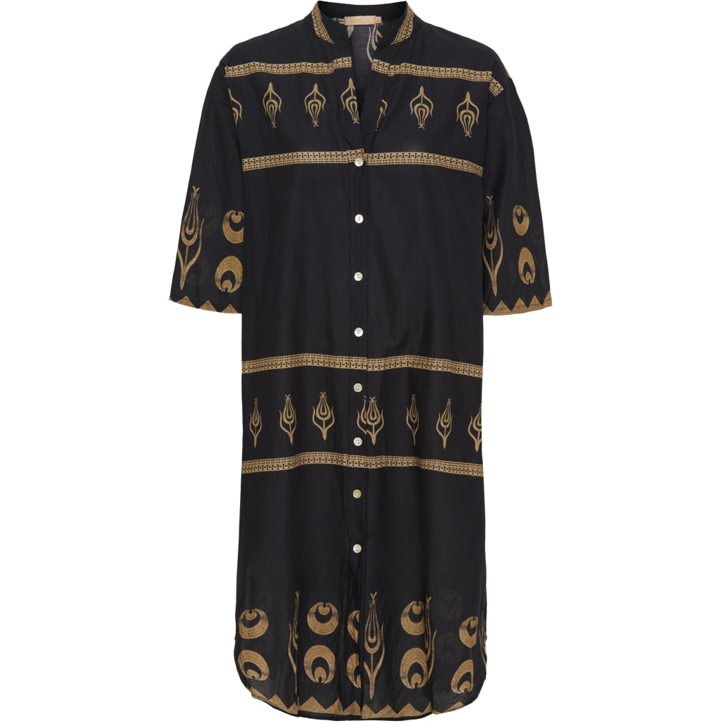 MARTA DU CHATEAU Marta Du Chateau dame kjole 28464 Restudsalg Black Print