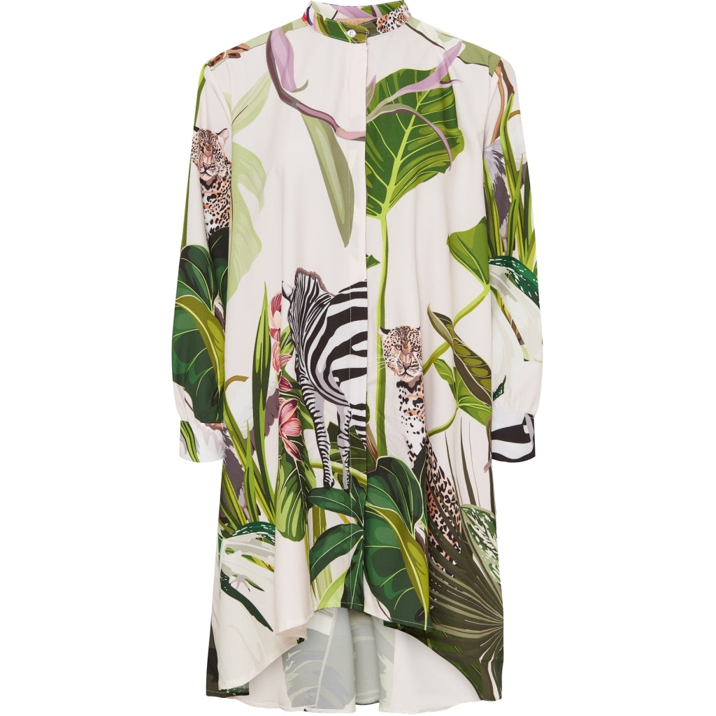 MARTA DU CHATEAU Marta Du Chateau dame kjole 83558AI Restudsalg Beige Jungle