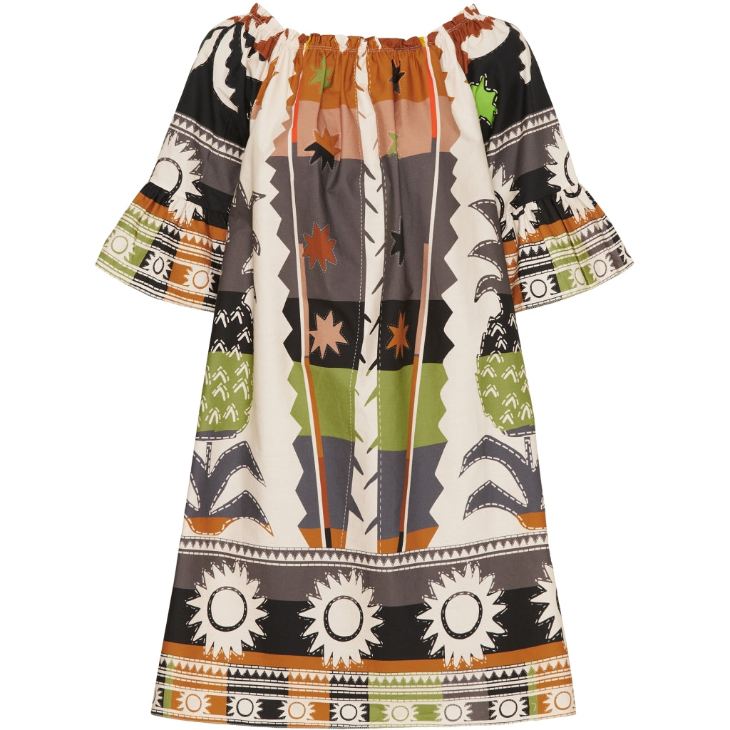 MARTA DU CHATEAU Marta Du Chateau dame kjole MdcClaudia 28843 Dress Tribal print