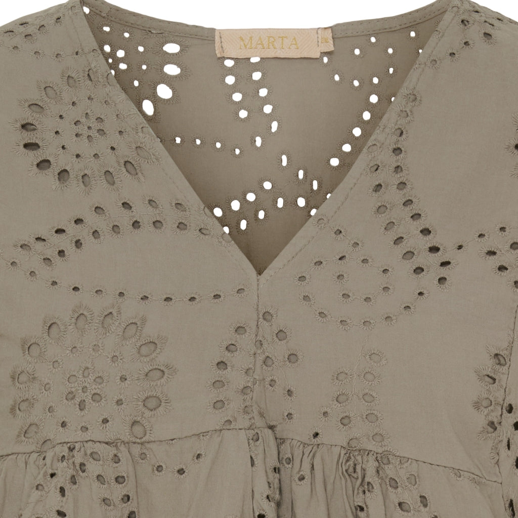 MARTA DU CHATEAU Marta Du Chateau dame kjole MdcDögg Dress Beige