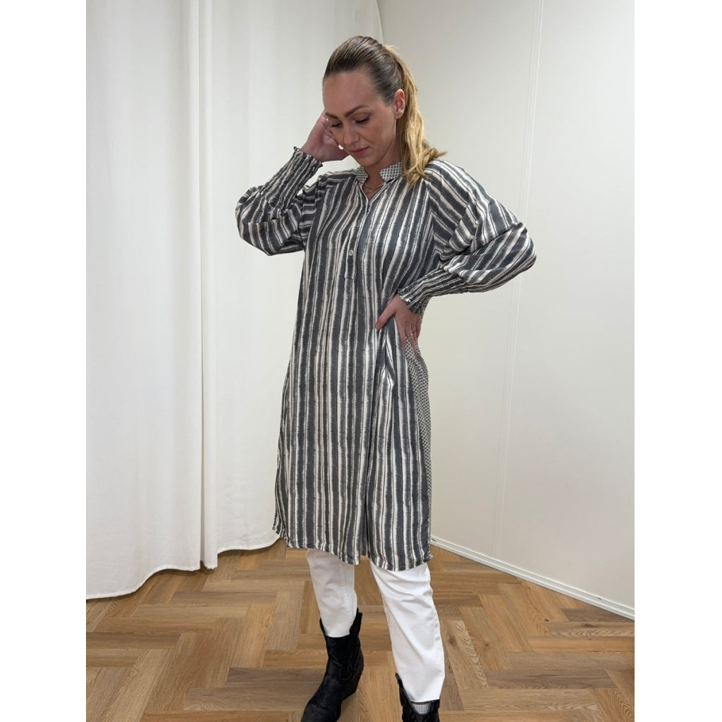 MARTA DU CHATEAU Marta Du Chateau dame kjole MdcEva 5378 Dress Grigio3887