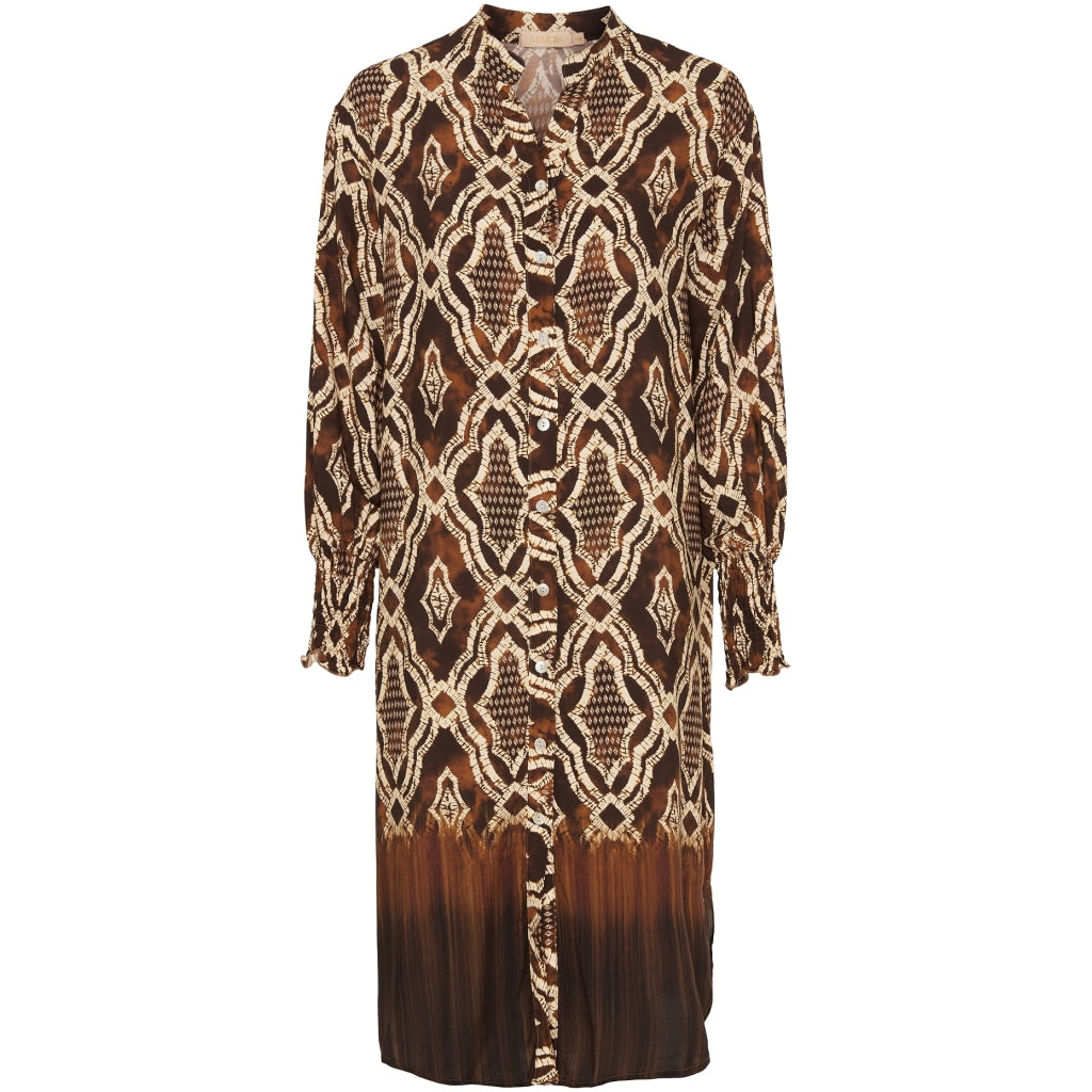 MARTA DU CHATEAU Marta Du Chateau dame kjole MdcGry 28530-1 Dress Brown