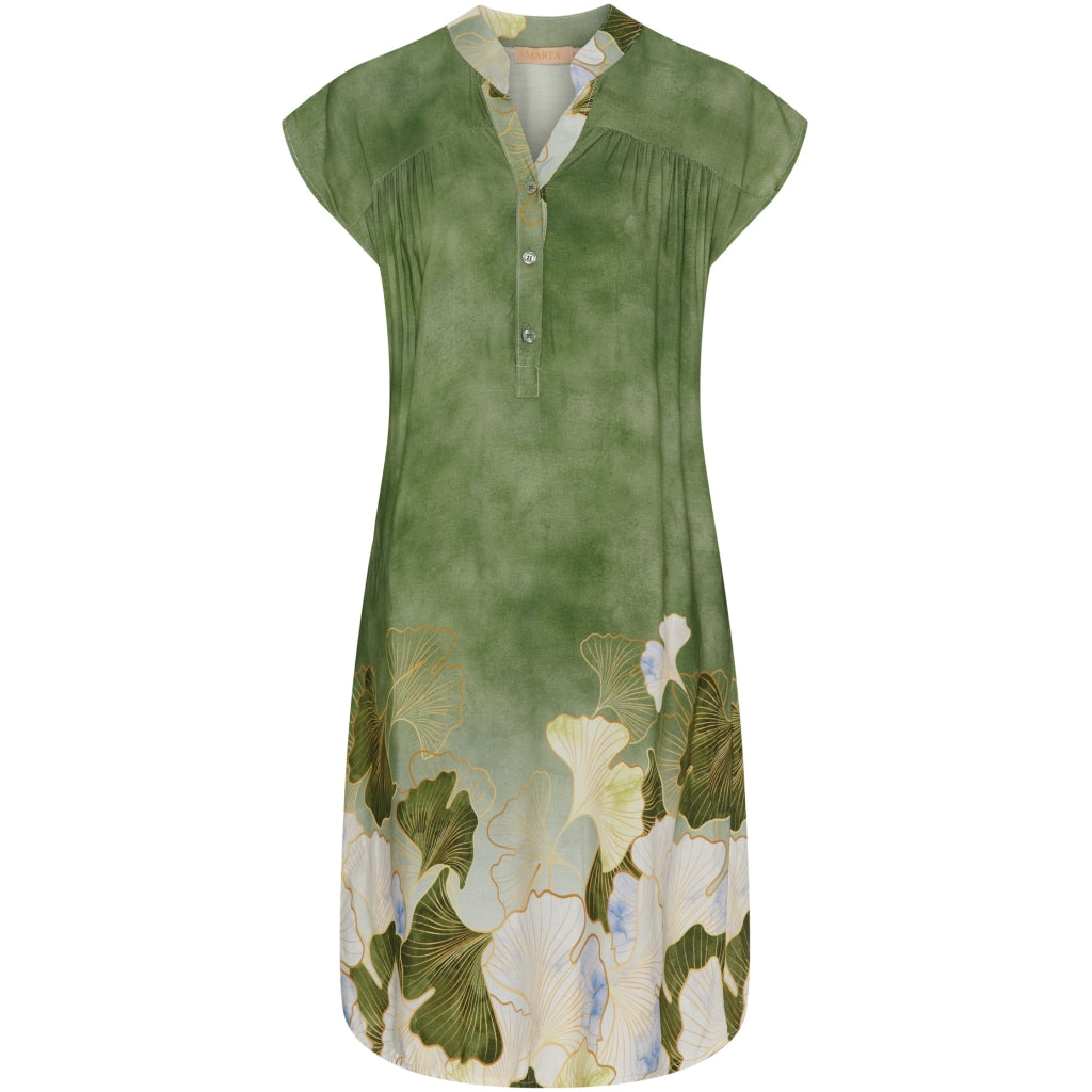 MARTA DU CHATEAU Marta Du Chateau dame kjole MdcJenni 5269 Restudsalg Kaki1740tpq