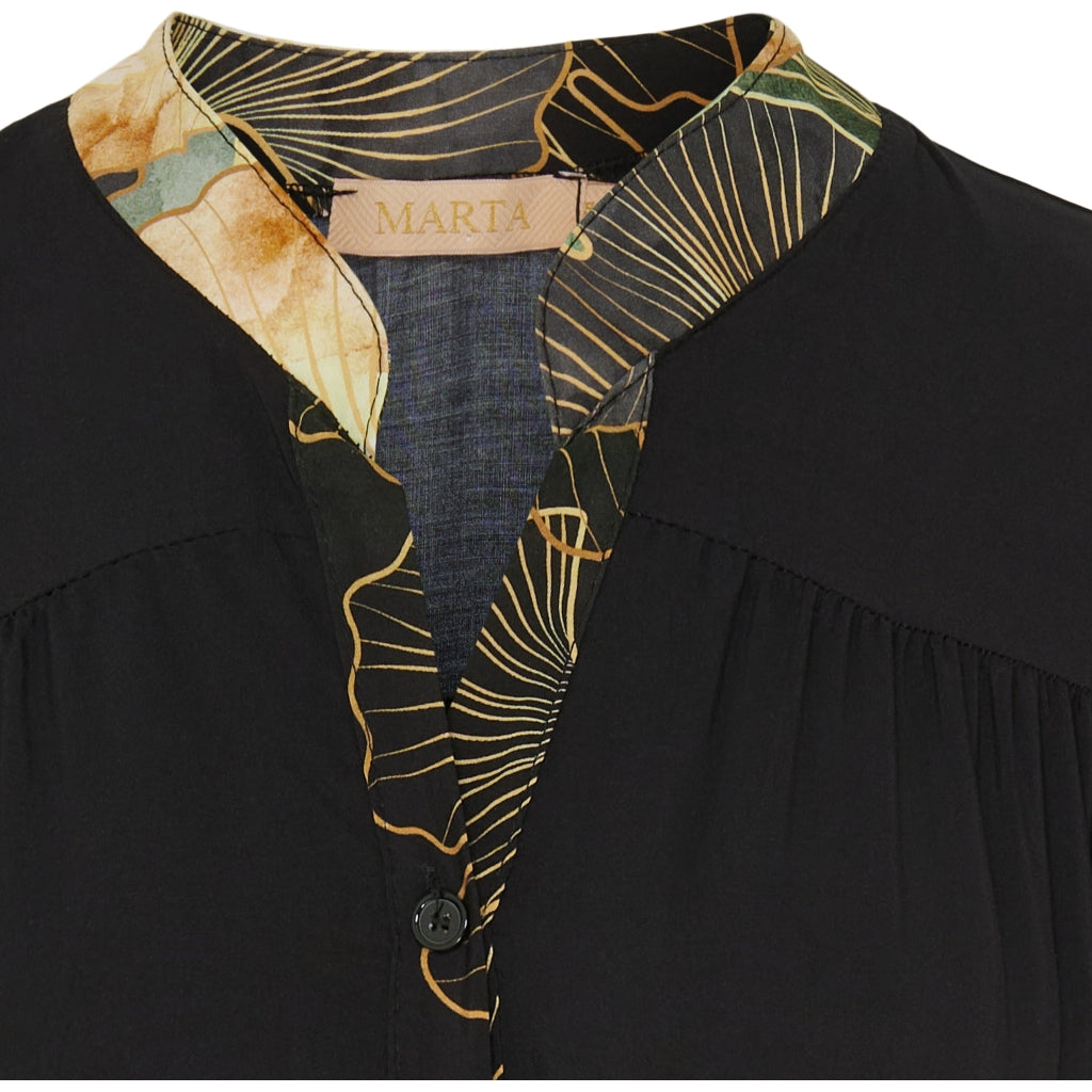 MARTA DU CHATEAU Marta Du Chateau dame kjole MdcJenni 5269 Restudsalg Nero1740tpq