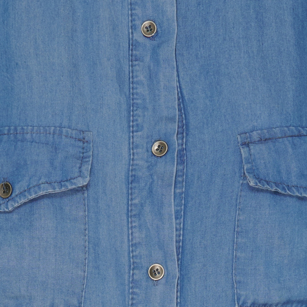 MARTA DU CHATEAU Marta Du Chateau dame kjole MdcKirstín Dress LightBlue/White/Camel