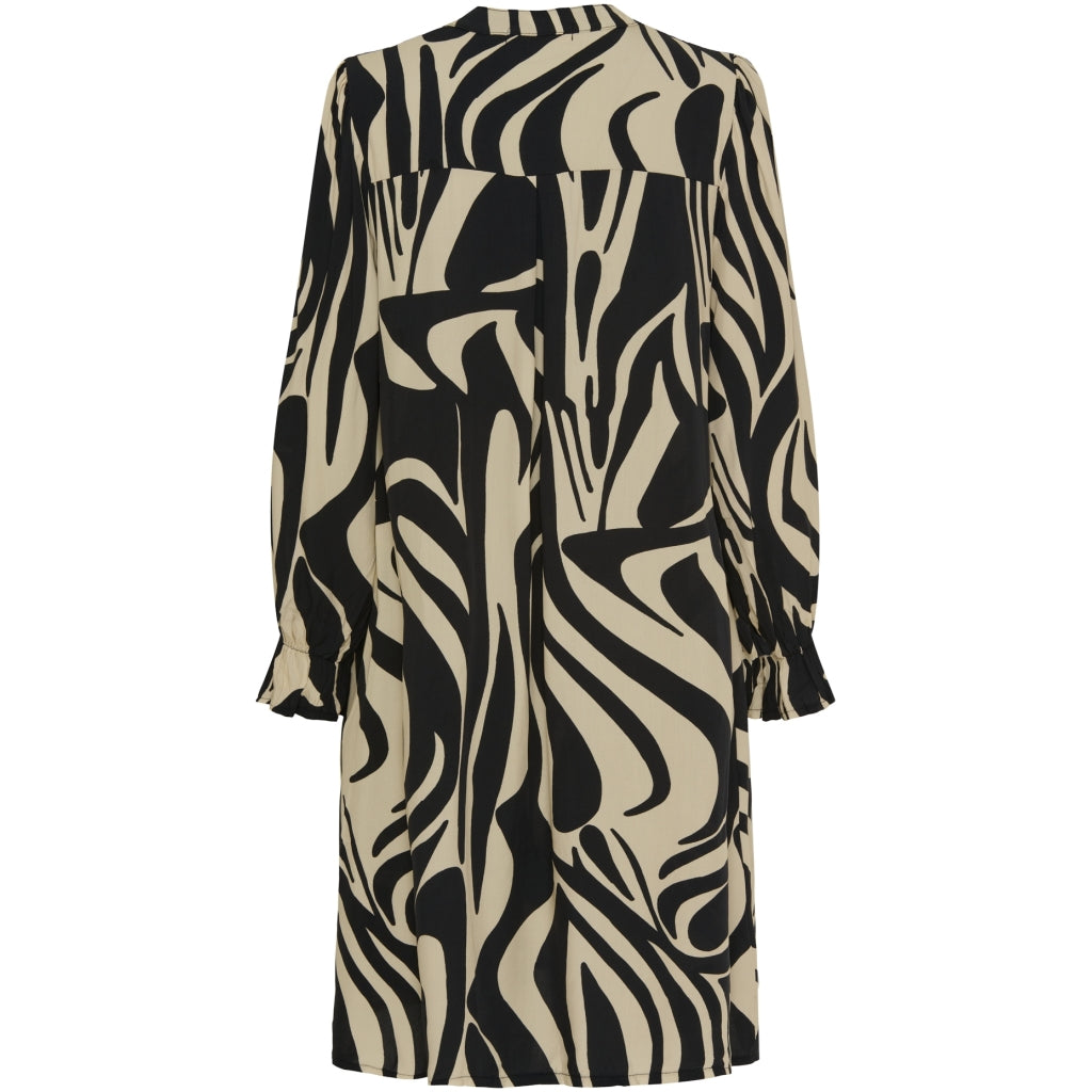 MARTA DU CHATEAU Marta Du Chateau dame kjole MdcPernille Dress Black/Beige2732