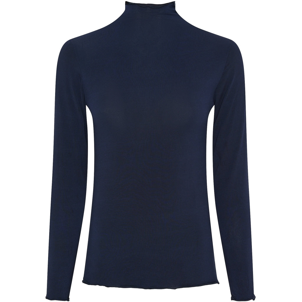 MARTA DU CHATEAU Marta Du Chateau dame langærmet t-shirt MdcElin LS Tee Navy