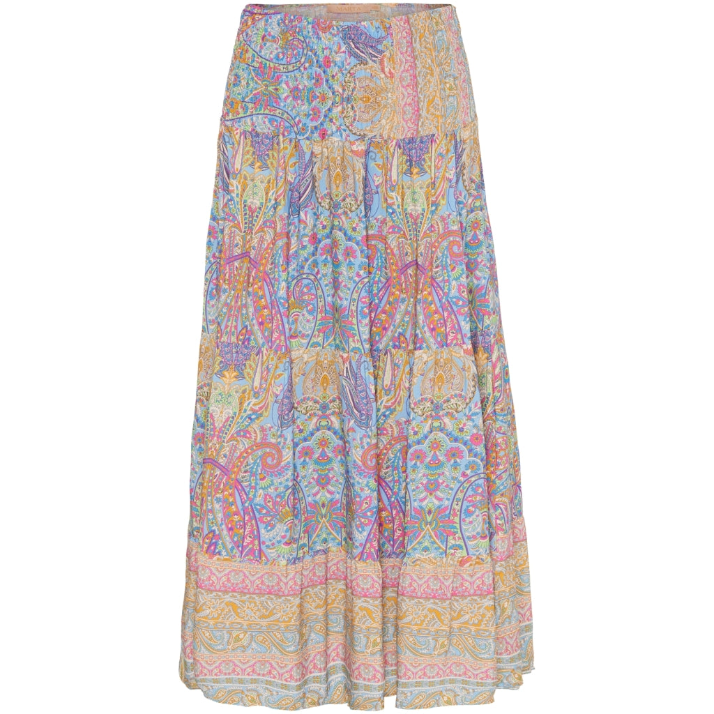 MARTA DU CHATEAU Marta Du Chateau dame nederdel 5201 Skirt Sky4174Print