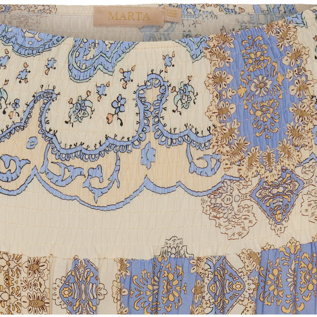 MARTA DU CHATEAU Marta Du Chateau dame nederdel 5201 Skirt 308celeste