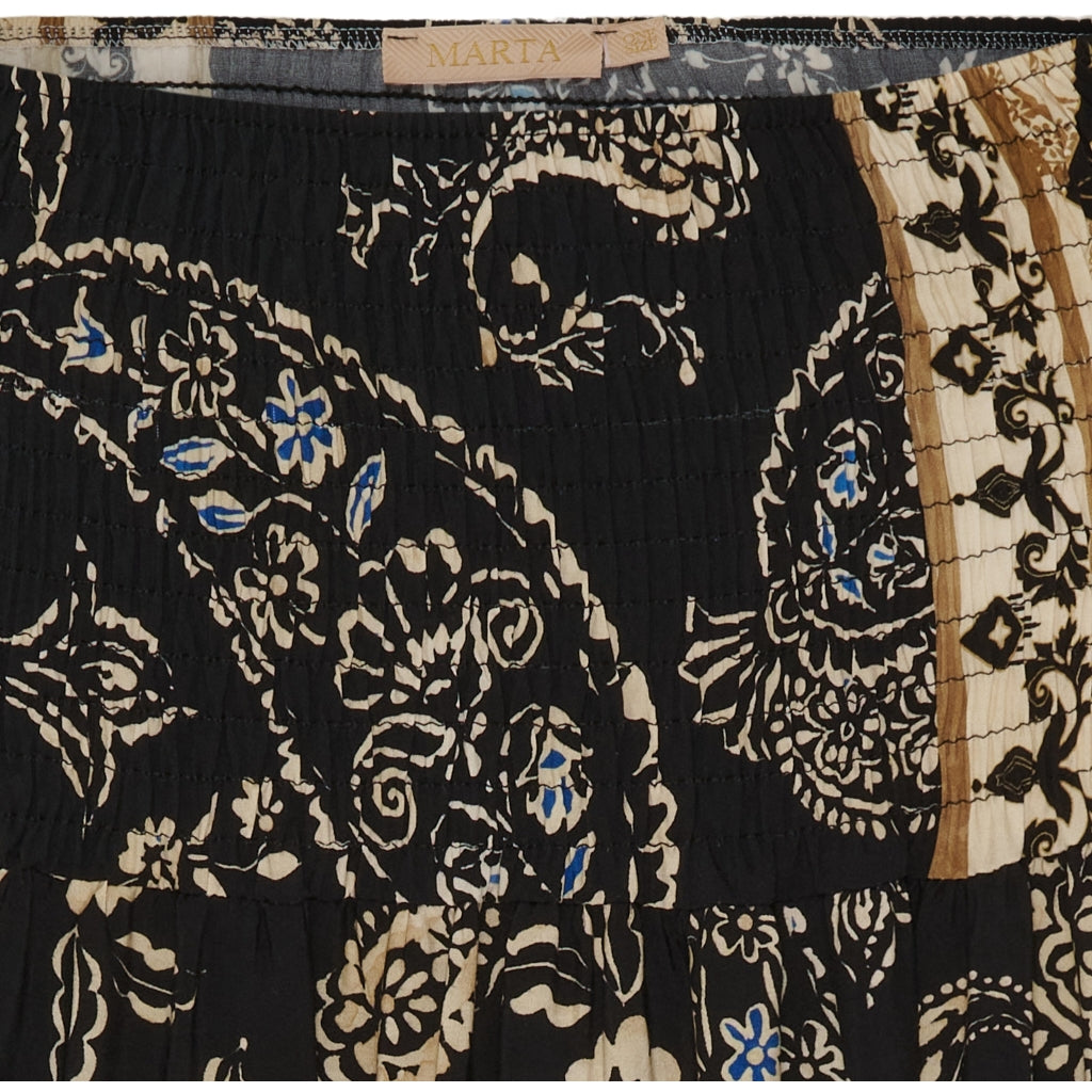 MARTA DU CHATEAU Marta Du Chateau dame nederdel 5201 Skirt Black313tpu