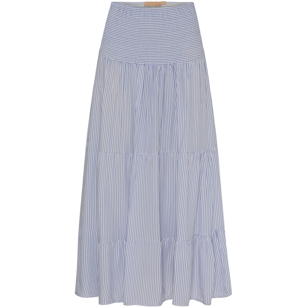 MARTA DU CHATEAU Marta Du Chateau dame nederdel 5201 Skirt JeansStripe1487