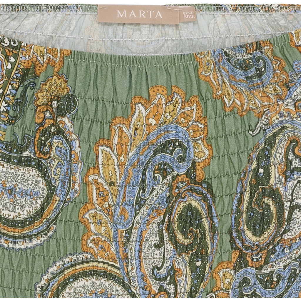MARTA DU CHATEAU Marta Du Chateau dame nederdel 5201 Skirt Kaki0443tpo