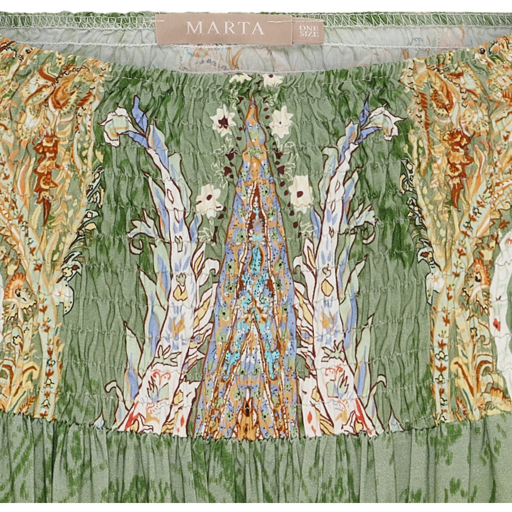 MARTA DU CHATEAU Marta Du Chateau dame nederdel 5201 Skirt Kaki981