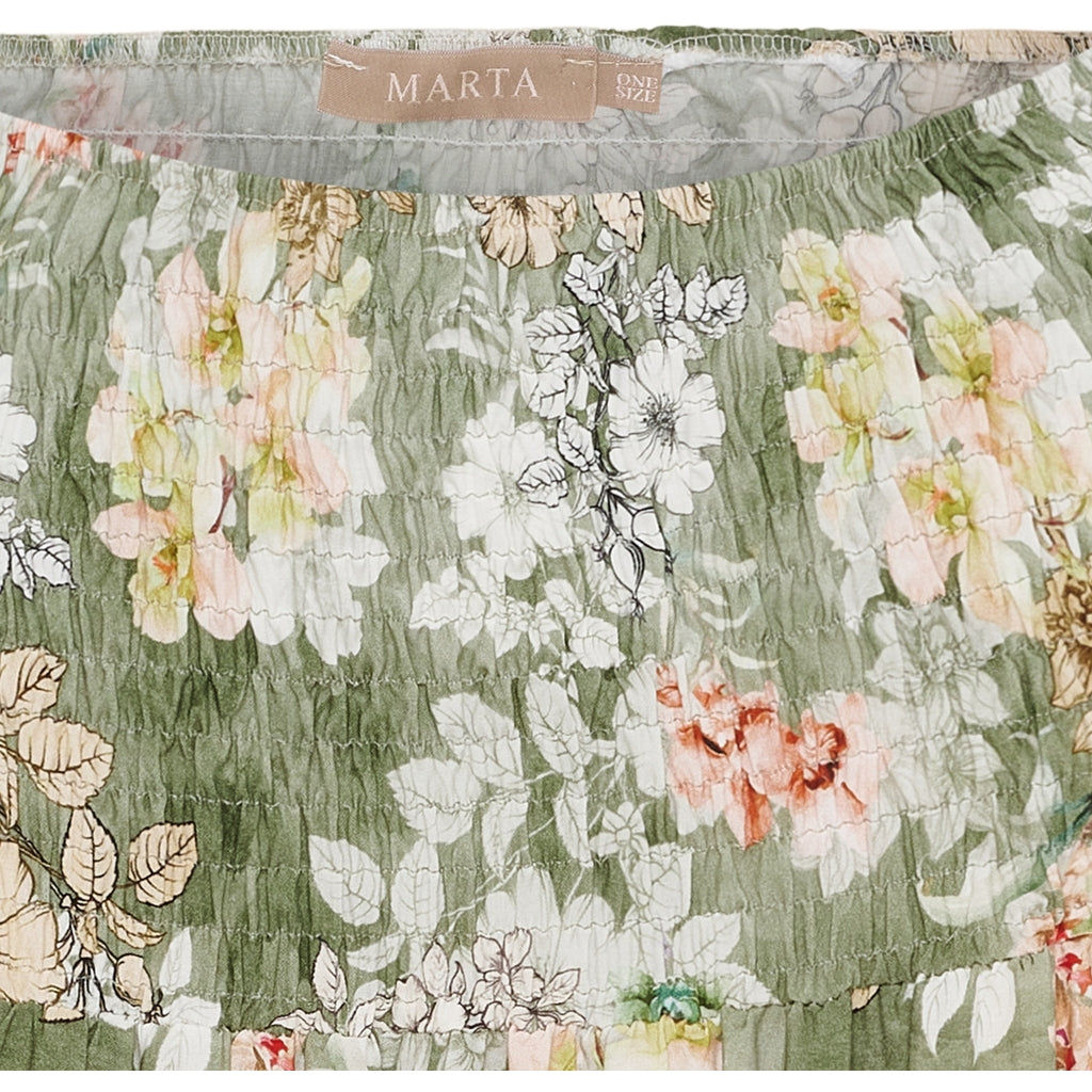 MARTA DU CHATEAU Marta Du Chateau dame nederdel 5201 Skirt Military0998