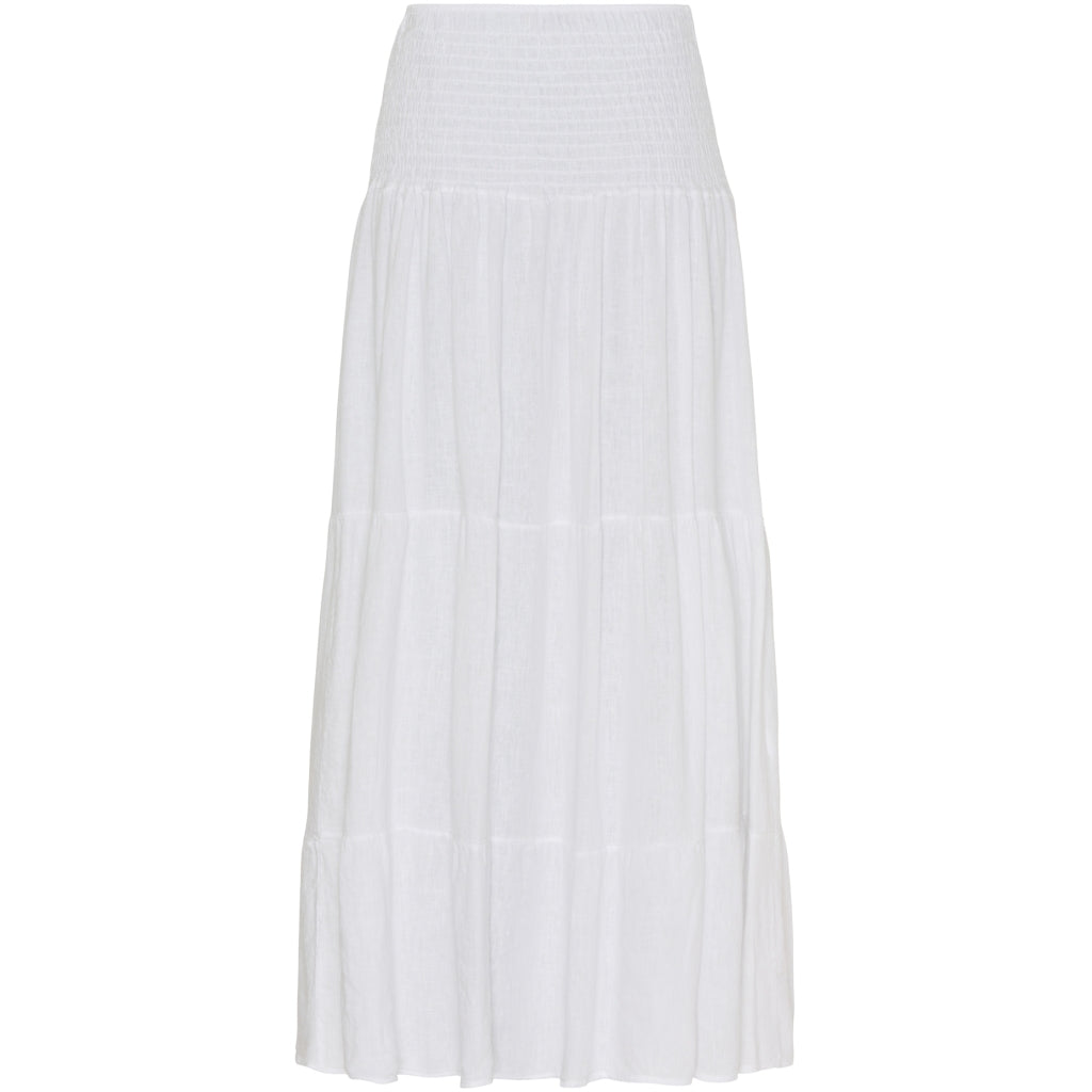 MARTA DU CHATEAU Marta Du Chateau dame nederdel 5201 Skirt Solid White