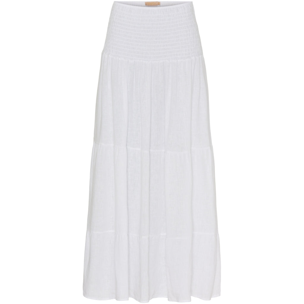 MARTA DU CHATEAU Marta Du Chateau dame nederdel 5201 Skirt Solid White