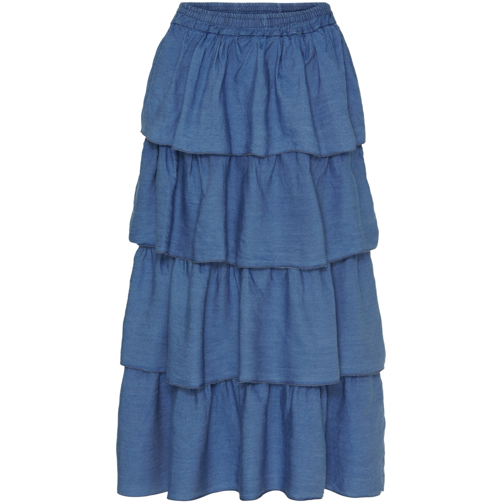 MARTA DU CHATEAU Marta Du Chateau dame nederdel MdcKlara Skirt Medium Blue