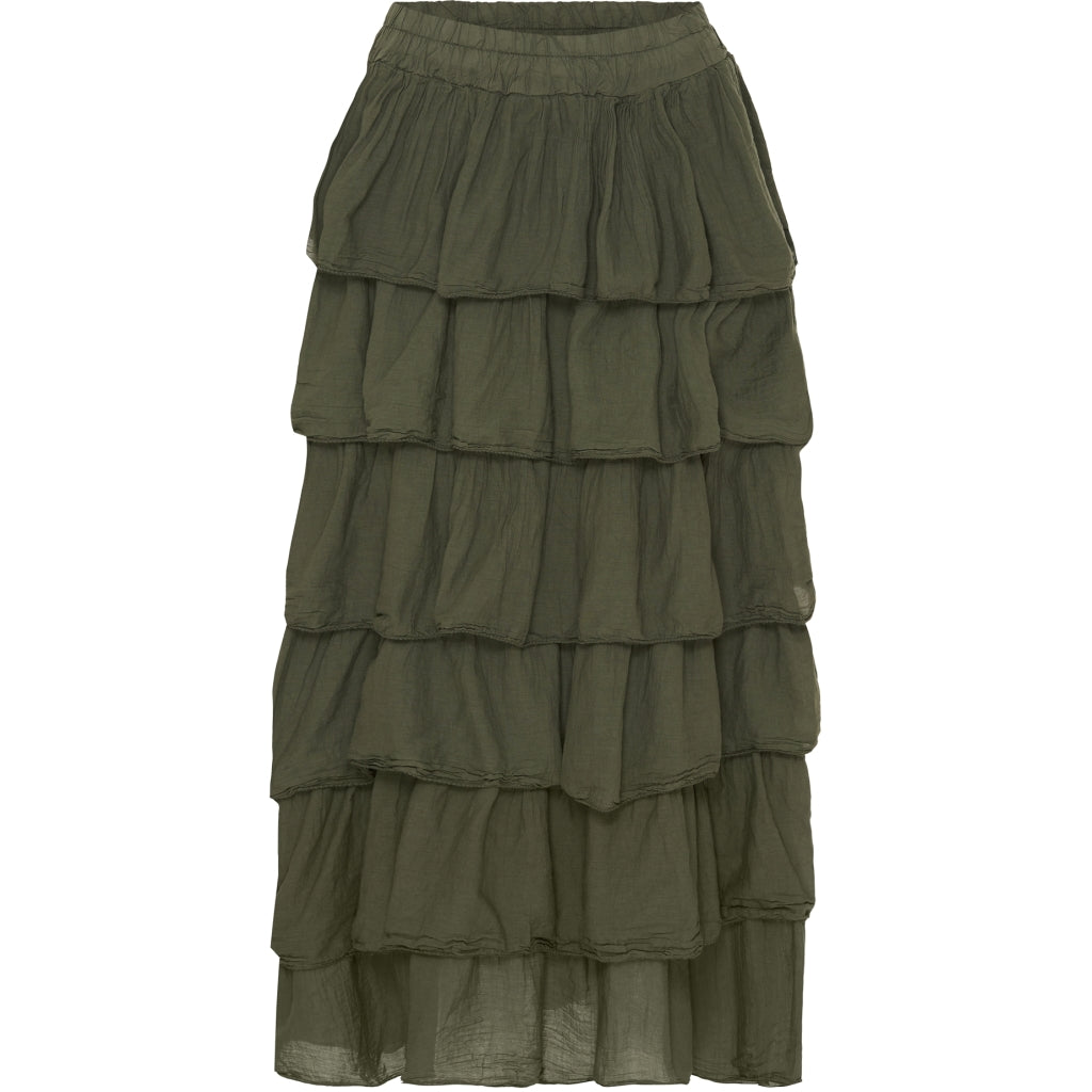 MARTA DU CHATEAU Marta Du Chateau dame nederdel Mdckaren 7664 Skirt Kaki