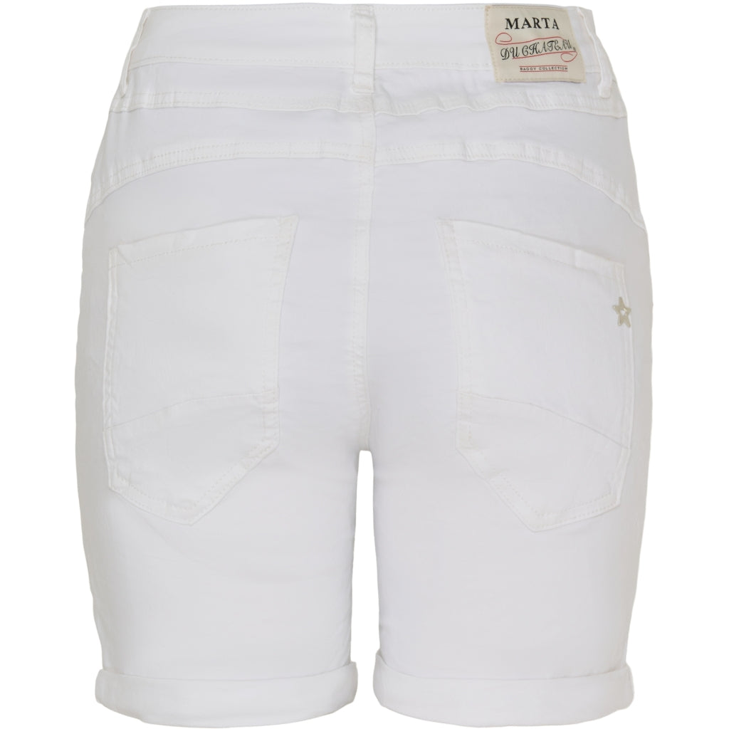 MARTA DU CHATEAU Marta Du Chateau dame shorts MdcSierra Shorts White