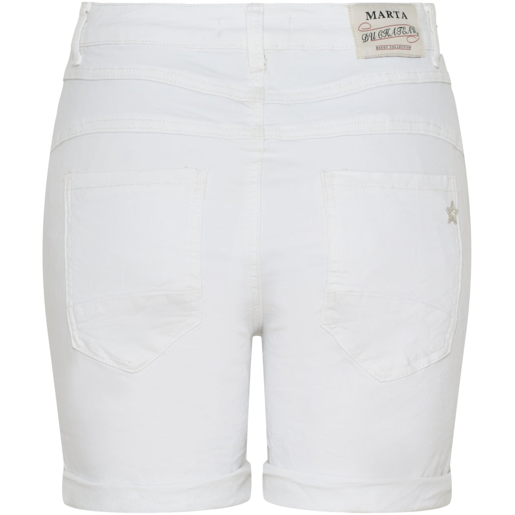 MARTA DU CHATEAU Marta Du Chateau dame shorts MdcSofia Shorts White