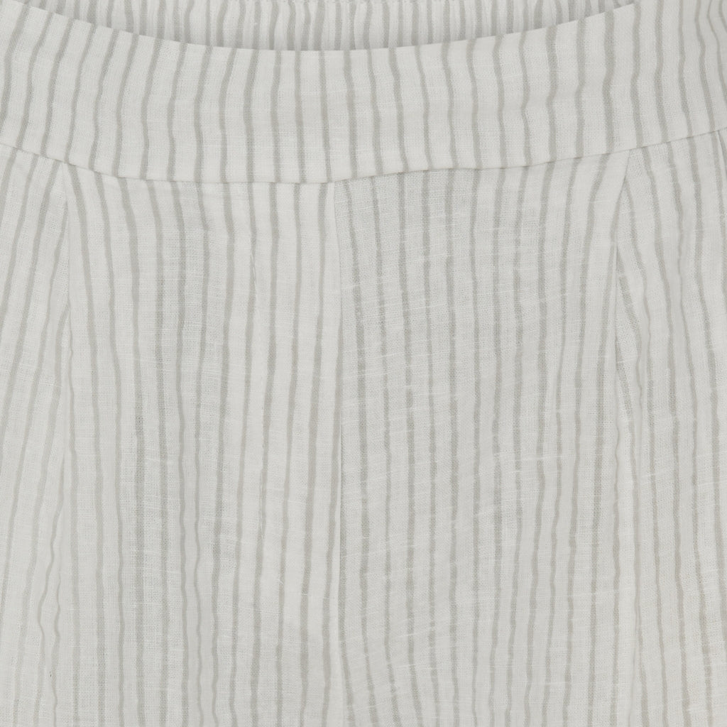 MARTA DU CHATEAU Marta Du Chateau dame shorts MdcSophia Shorts Panna Grey Stripe