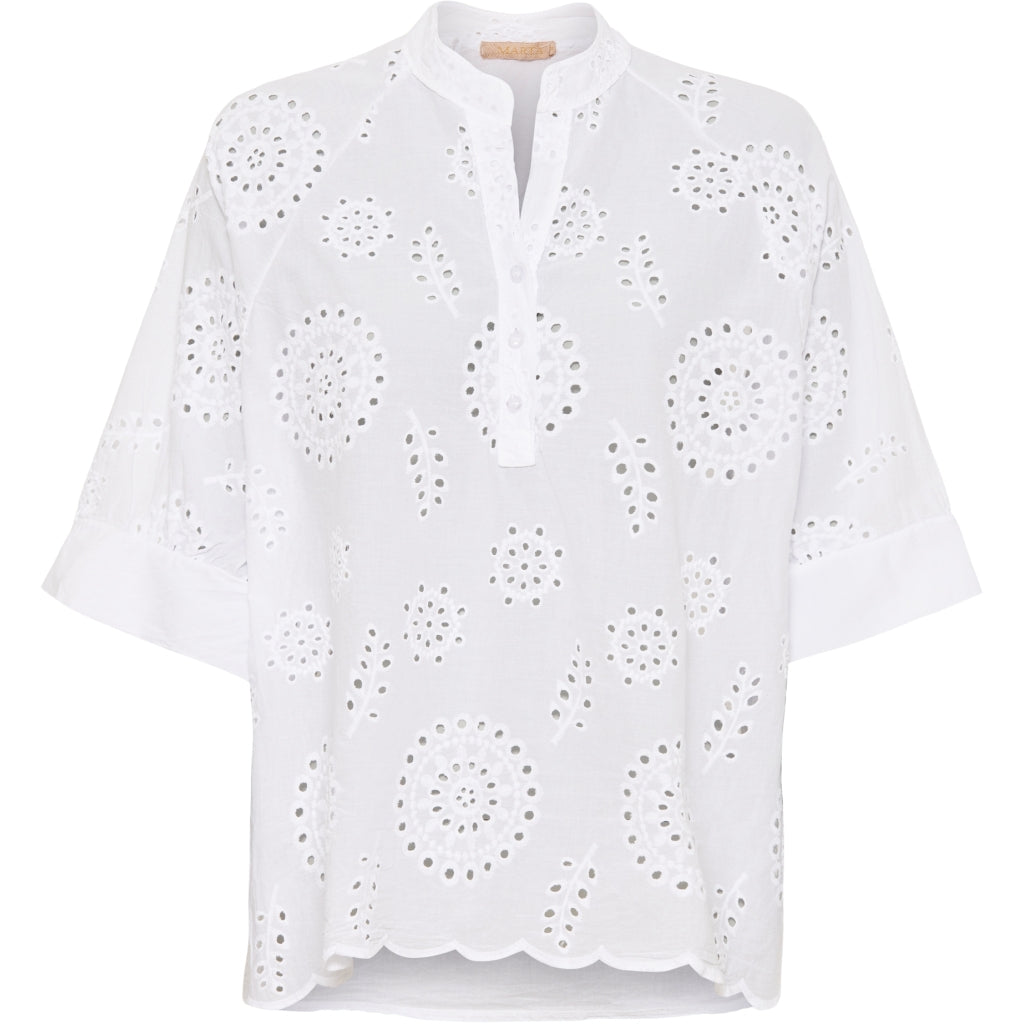 MARTA DU CHATEAU Marta Du Chateau dame skjorte 2630 Restudsalg White