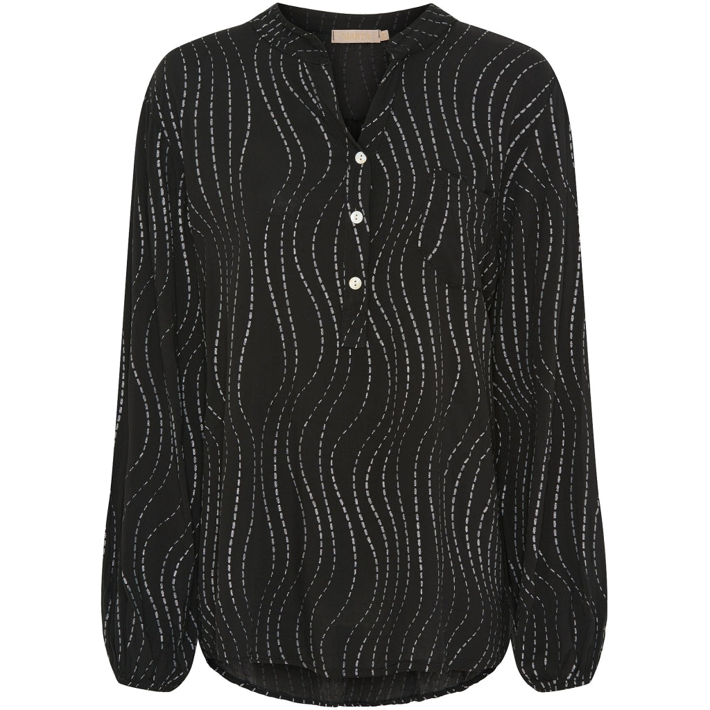 MARTA DU CHATEAU Marta Du Chateau dame skjorte 8500 Shirt AWBlack/Silver