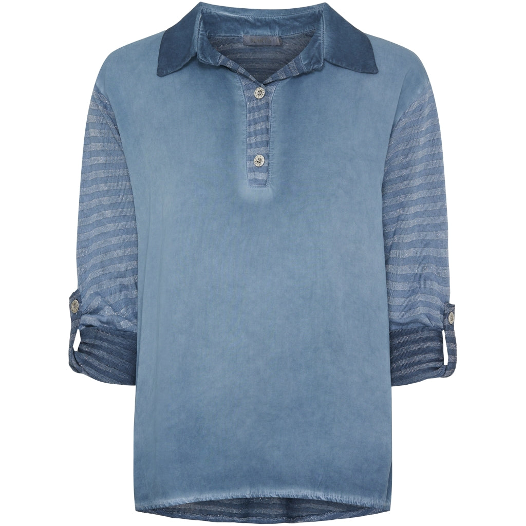 MARTA DU CHATEAU Marta Du Chateau dame skjorte MdcBarbra 41429-1 Shirt Blue