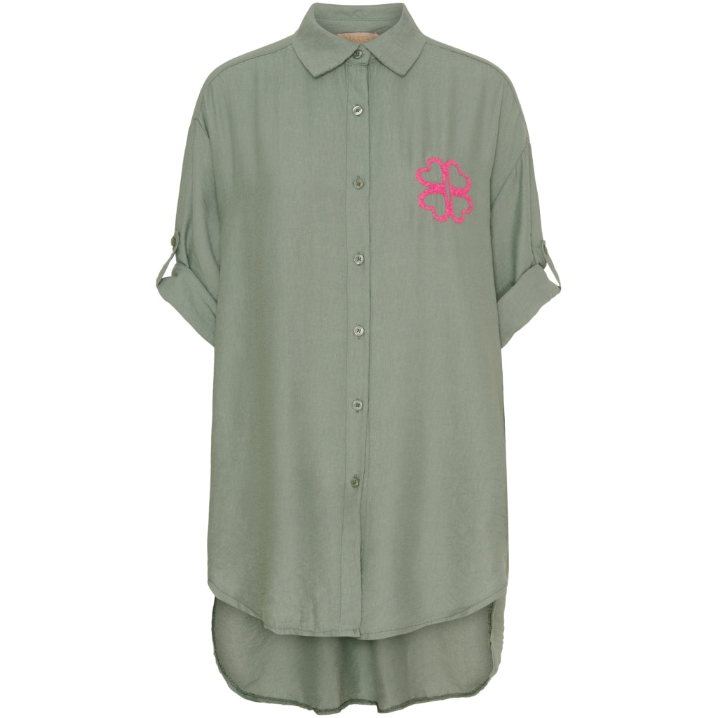 MARTA DU CHATEAU Marta Du Chateau dame skjorte MdcAgna Restudsalg Military