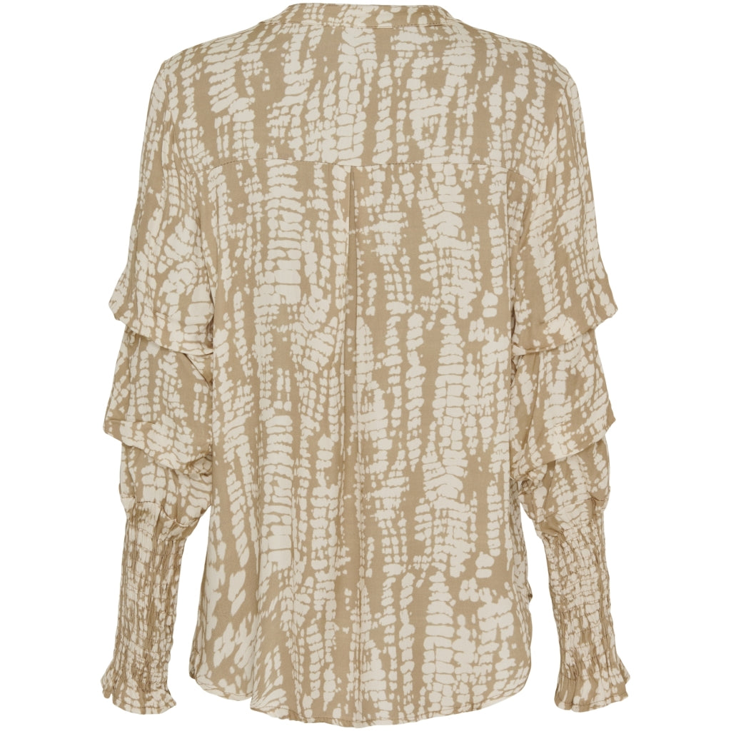 MARTA DU CHATEAU Marta Du Chateau dame skjorte MdcAisha Restudsalg Camello3639