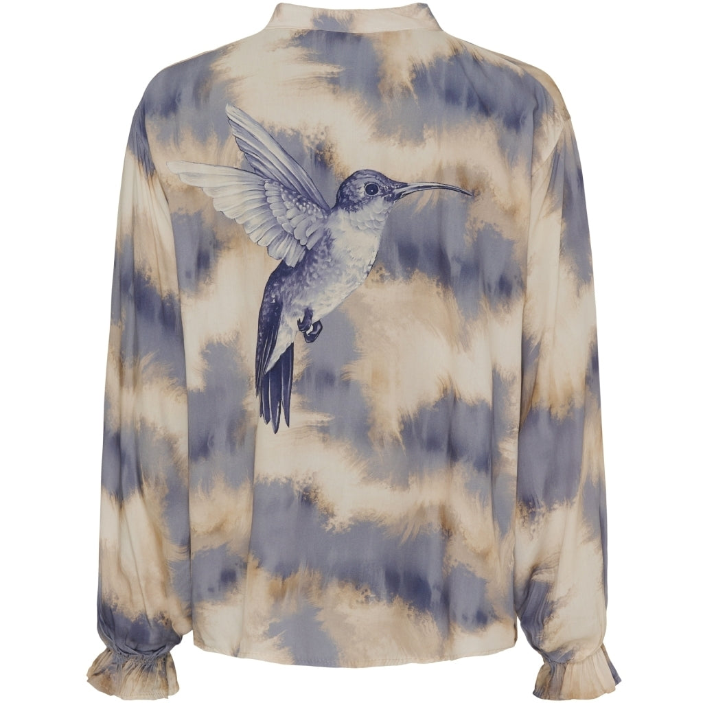 MARTA DU CHATEAU Marta Du Chateau dame skjorte MdcAya 5891 Shirt Bird of paradise