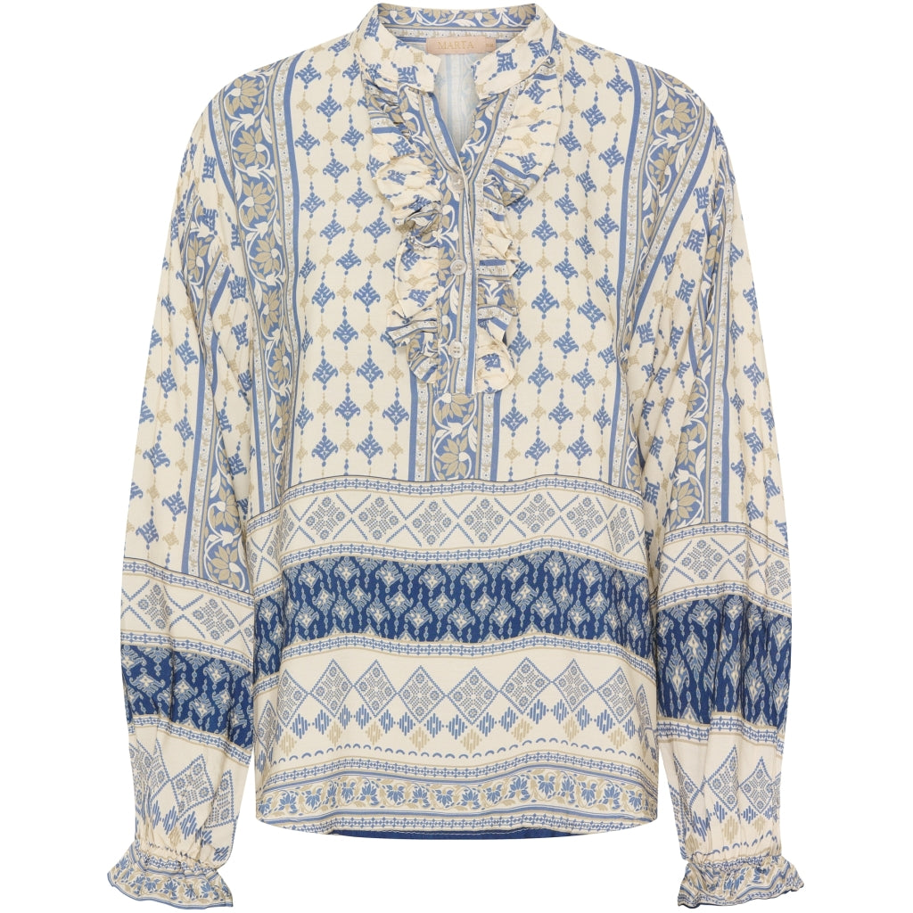 MARTA DU CHATEAU Marta Du Chateau dame skjorte MdcAya 5891 Shirt Jeans1733