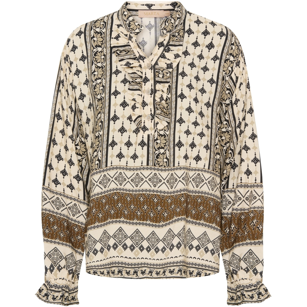 MARTA DU CHATEAU Marta Du Chateau dame skjorte MdcAya 5891 Shirt Nero1733