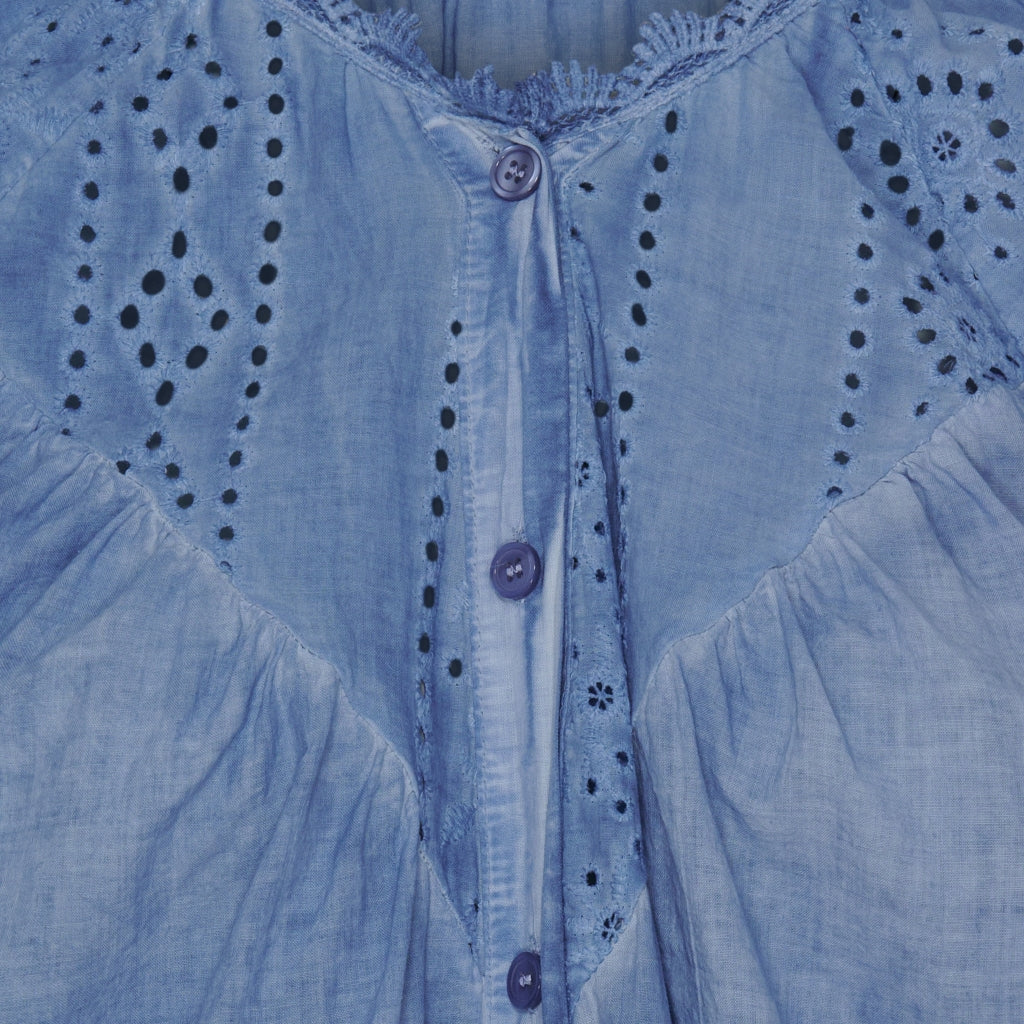 MARTA DU CHATEAU Marta Du Chateau dame skjorte MdcDona Restudsalg Jeans Cold Wash