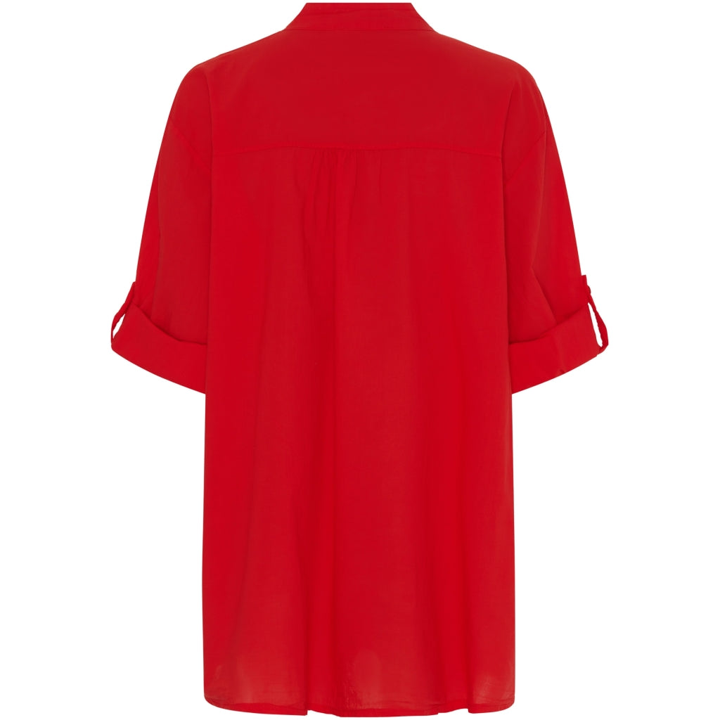 MARTA DU CHATEAU Marta Du Chateau dame skjorte MdcMargherita Shirt Poppy Red 596