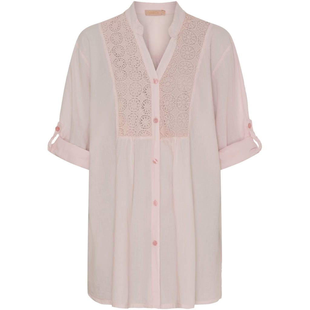 MARTA DU CHATEAU Marta Du Chateau dame skjorte MdcMargherita Shirt Rose