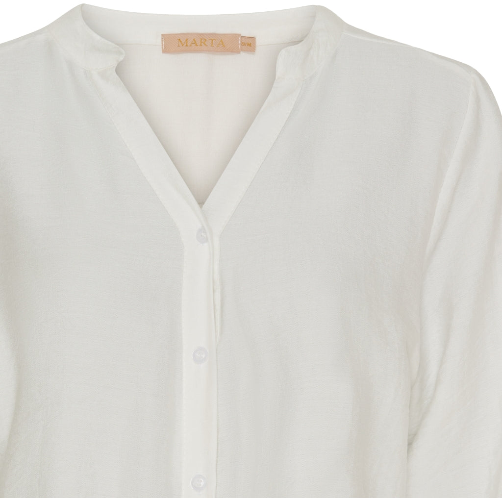 MARTA DU CHATEAU Marta Du Chateau dame skjorte MdcRebecca Shirt White