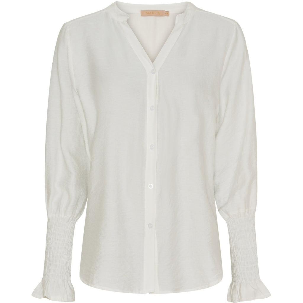 MARTA DU CHATEAU Marta Du Chateau dame skjorte MdcRebecca Shirt White