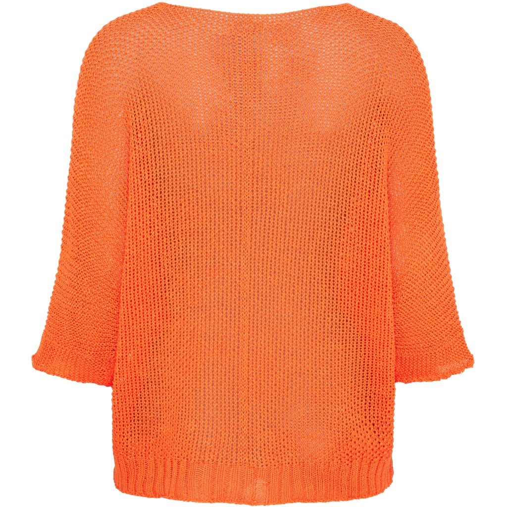 MARTA DU CHATEAU Marta Du Chateau dame strik 7010 Knit Orange113