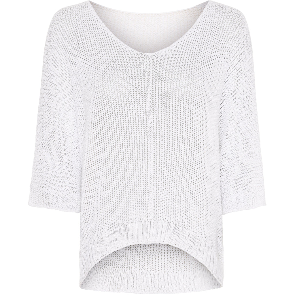 MARTA DU CHATEAU Marta Du Chateau dame strik 7010 Knit White000