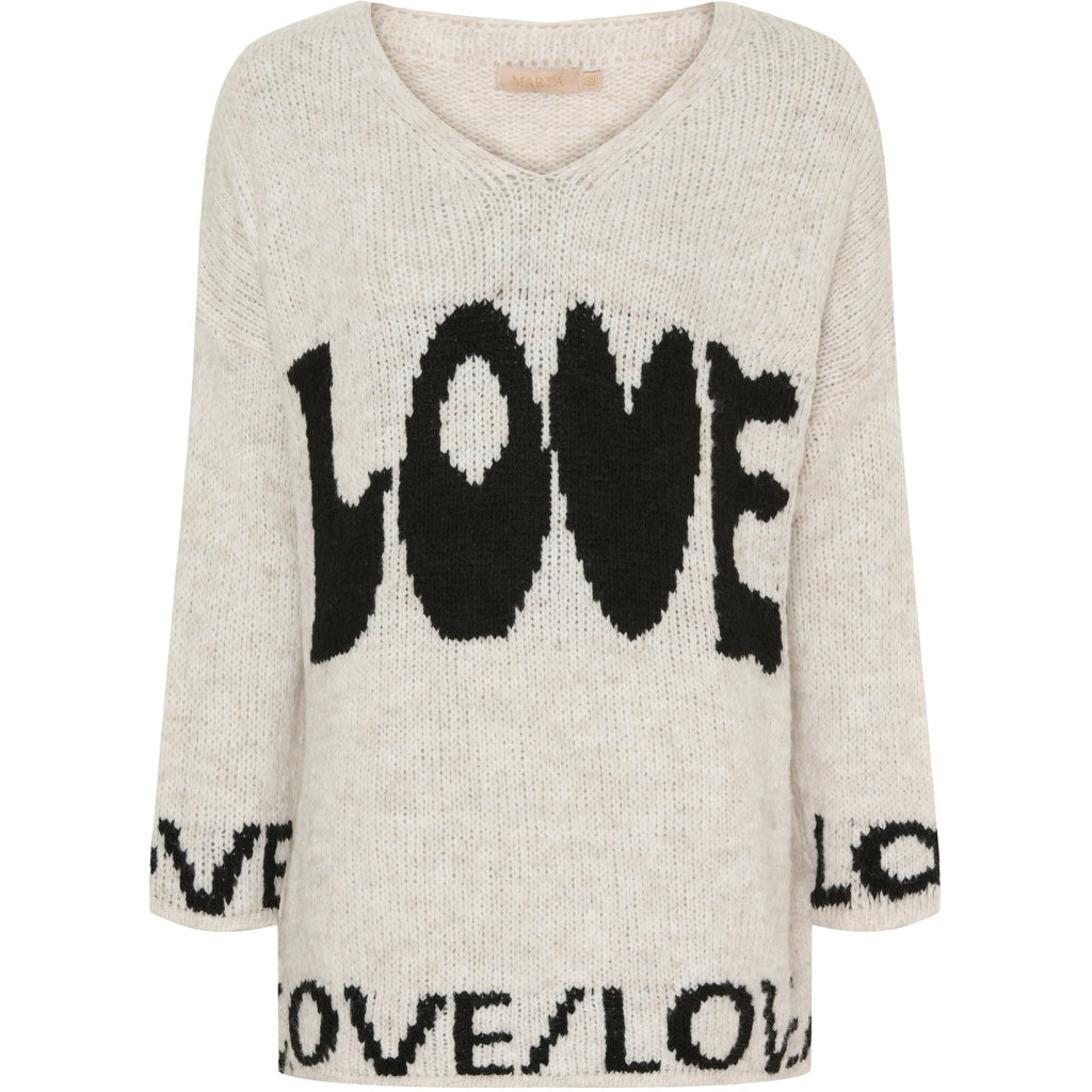 MARTA DU CHATEAU Marta Du Chateau dame strik MdcCindy 23696 Restudsalg Calce/Nero