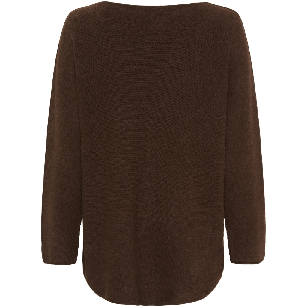MARTA DU CHATEAU Marta Du Chateau dame strik MDCCelina 5002 Knit Brown4462