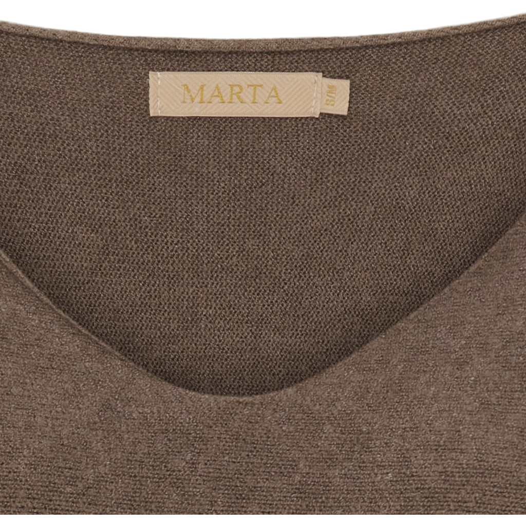 MARTA DU CHATEAU Marta Du Chateau dame strik MDCCelina 5002 Knit Nuggat9061