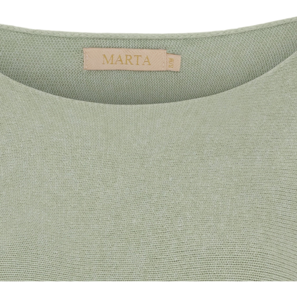 MARTA DU CHATEAU Marta Du Chateau dame strik MDCDagmar 5001 Knit Salvia1178