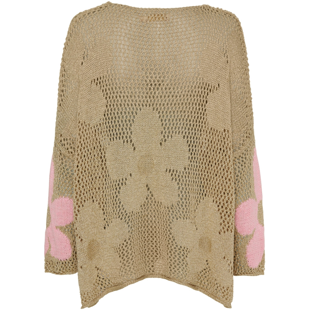 MARTA DU CHATEAU Marta Du Chateau dame strik MdcAnnelie Knit Gold/Pink