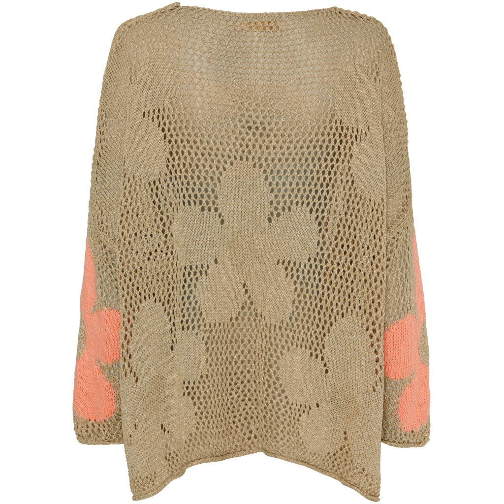 MARTA DU CHATEAU Marta Du Chateau dame strik MdcAnnelie Knit Gold/Salmon503