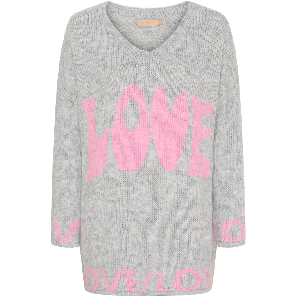 MARTA DU CHATEAU Marta Du Chateau dame strik MdcCindy 23696 Restudsalg Perla/Fuxia